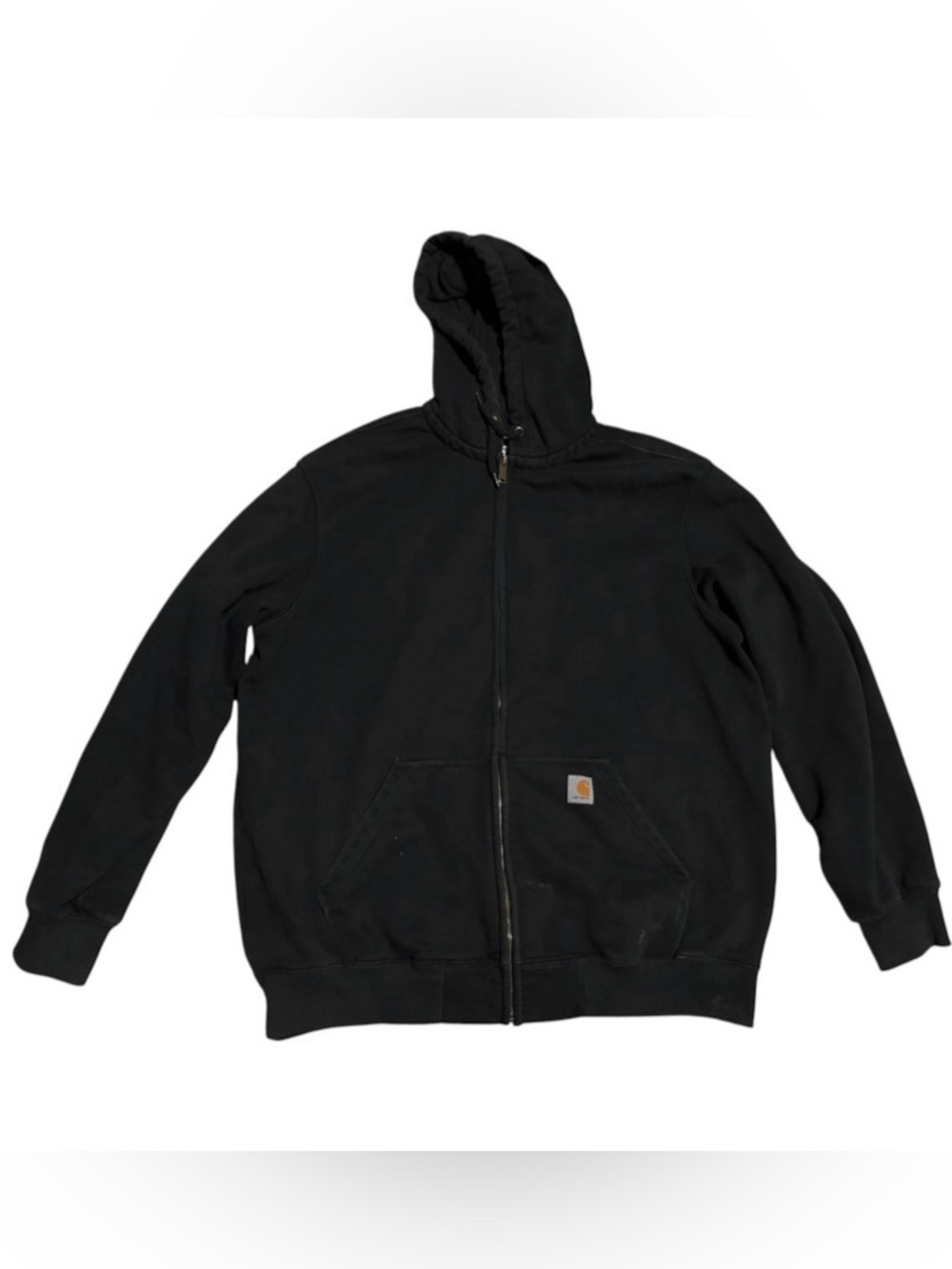 Carhartt Black Full-Zip Rain Defender Hooded Jacket